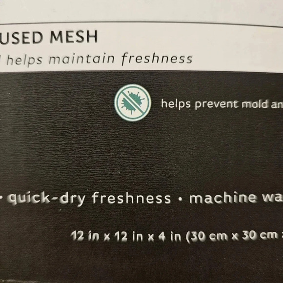 Microdry Bath Pillow Dual function Cushioned  Soft Quick Dry 12x12 - Picture 5 of 5